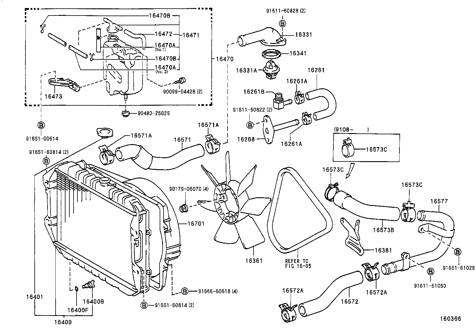 TOYOTA 90916-03078 - Termostat, chladivo parts5.com