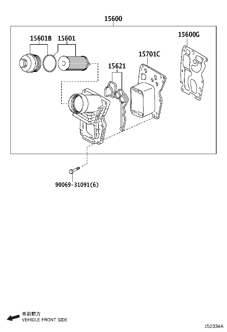 TOYOTA 04152WA010 - Filtru ulei parts5.com