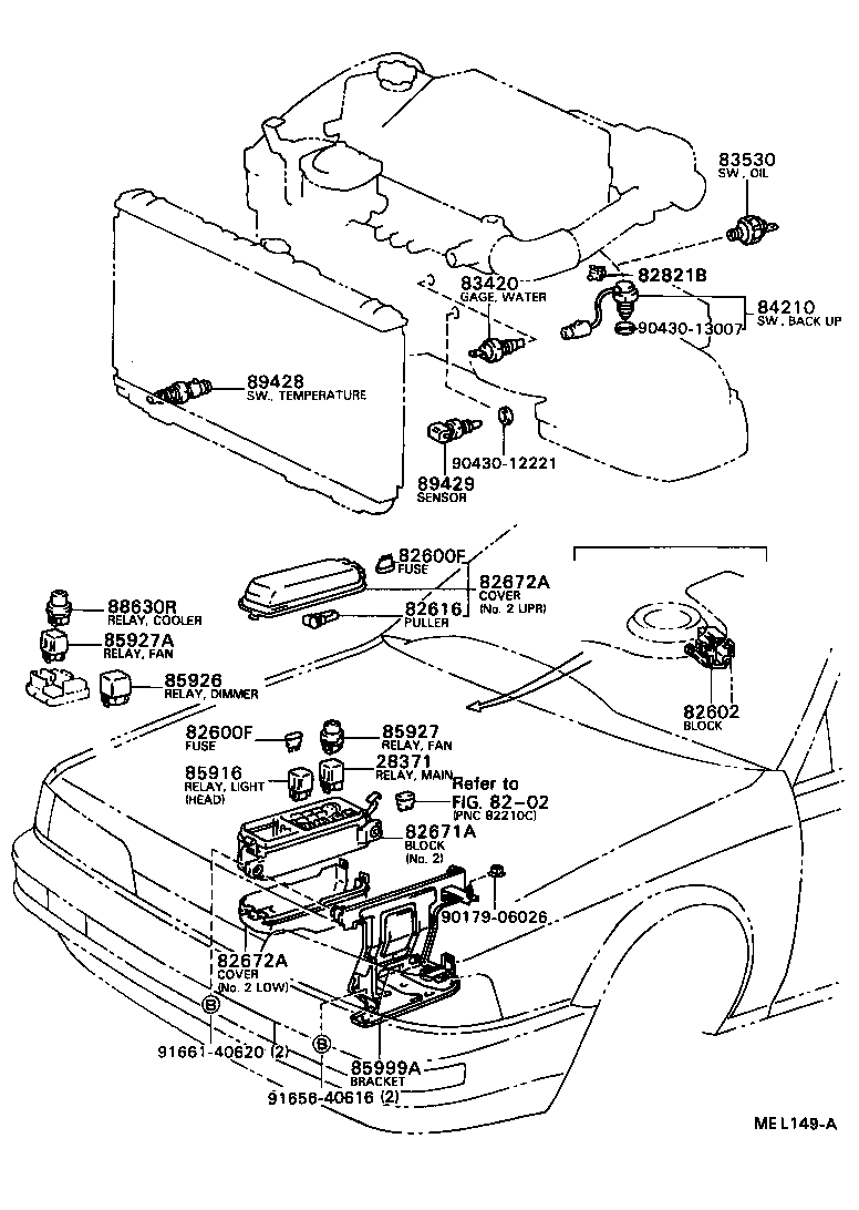 TOYOTA 83530-14030 - Senzor, tlak ulja parts5.com