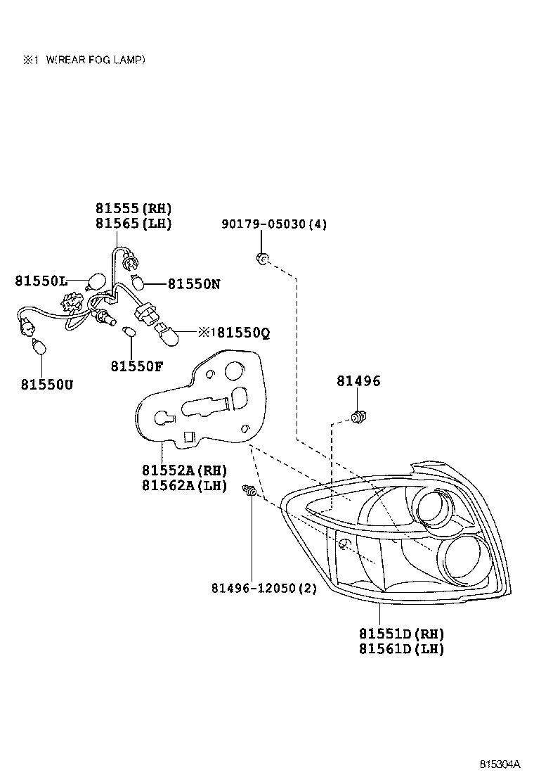 TOYOTA 90981-WB006 - Bec, lumina usa parts5.com