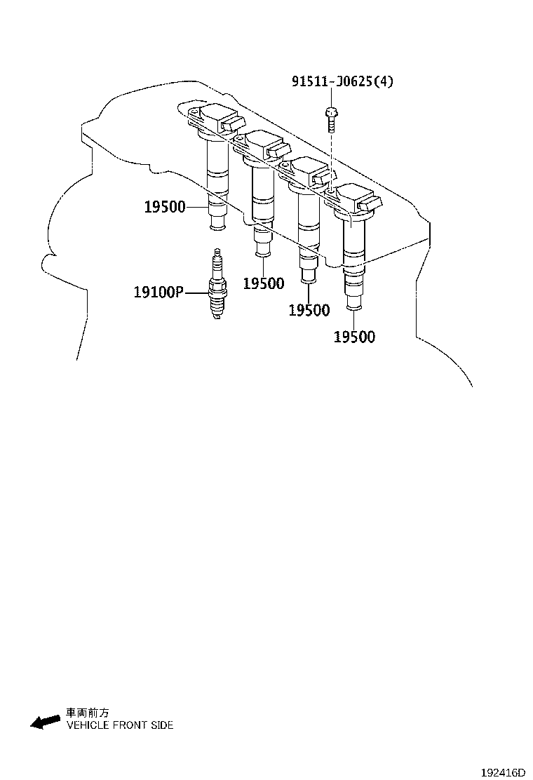 TOYOTA 90919-01237 - Μπουζί parts5.com