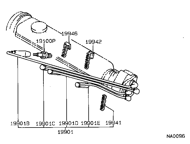 TOYOTA 90919-01064 - Vzigalna svecka parts5.com