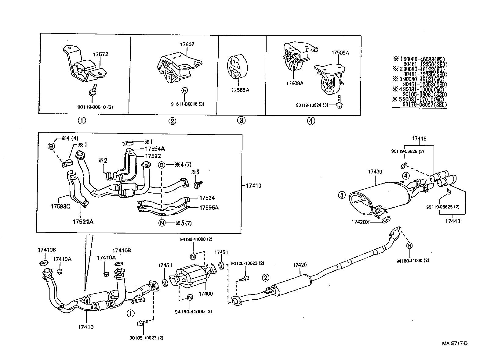 TOYOTA 1756507050 - Лагерна втулка, стабилизатор parts5.com