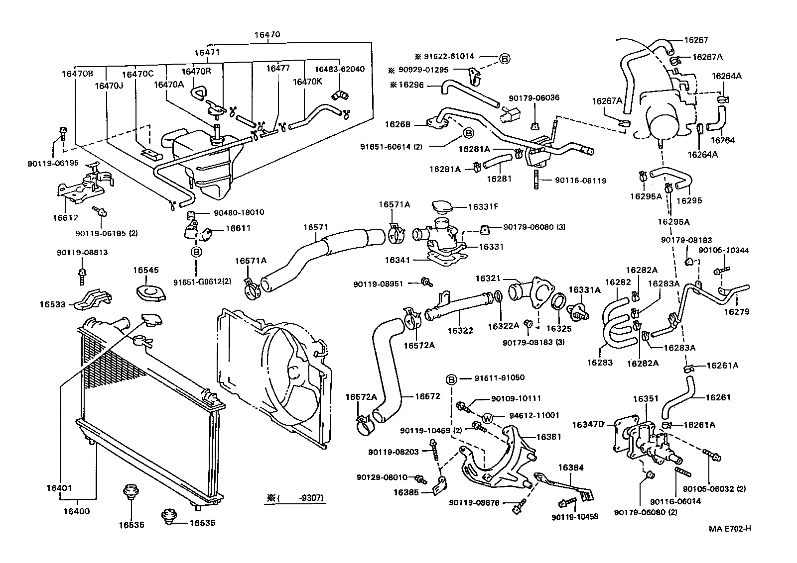 LEXUS 1640162100 - Τάπα, στόμιο συμπλήρωσης λαδιού parts5.com