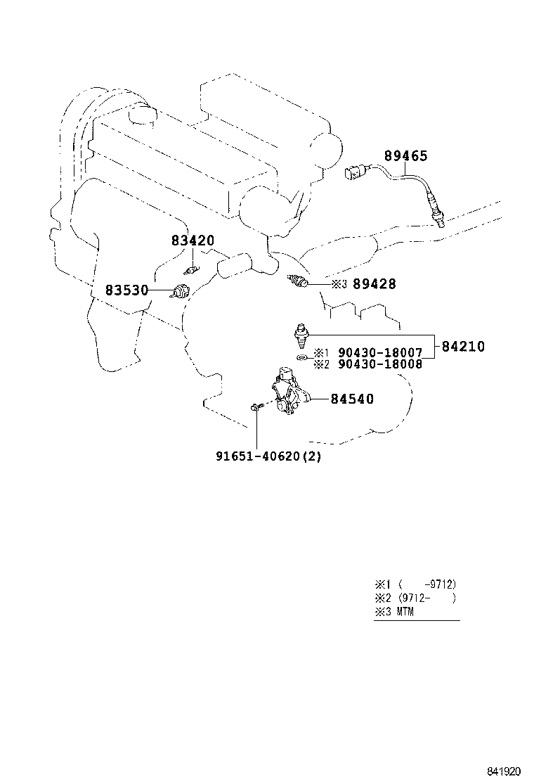 LEXUS 89465-10070 - Sonda Lambda parts5.com