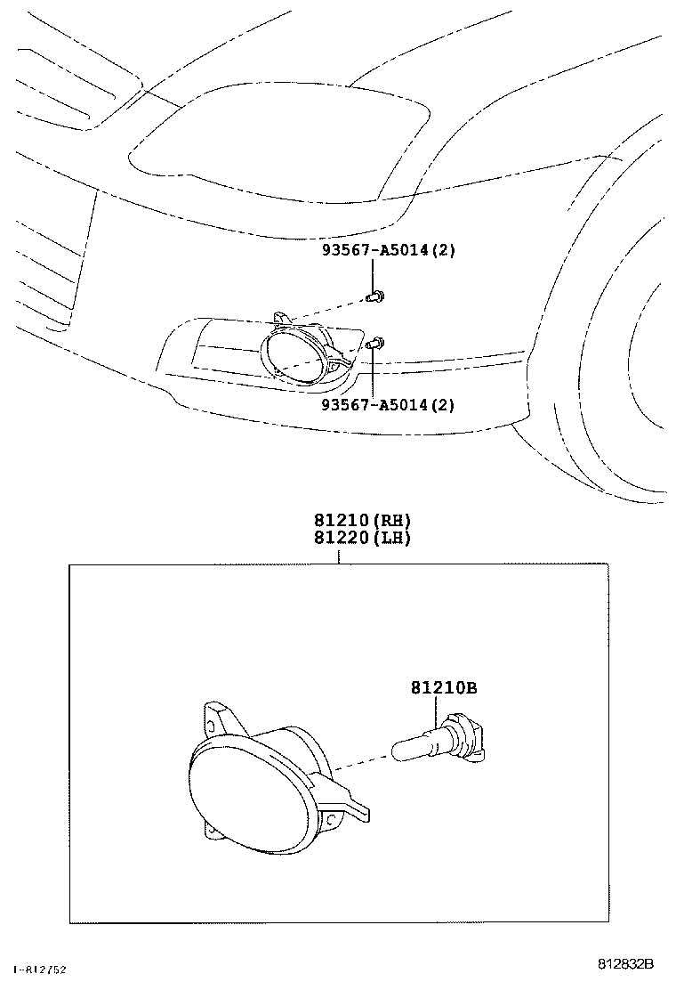 TOYOTA 90981-WD011 - Ampul, sis farı parts5.com