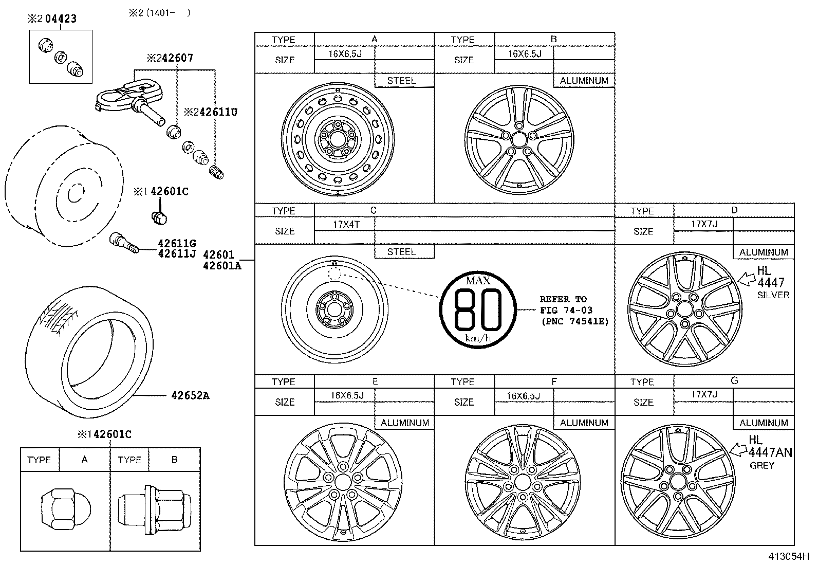 TOYOTA 9094201021 - Piulita roata parts5.com