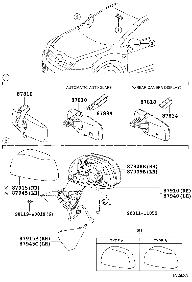 TOYOTA 90011-11052 - Lámpara parts5.com