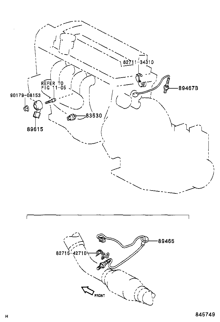 TOYOTA 89465 47070 - Αισθητήρας λάμδα parts5.com