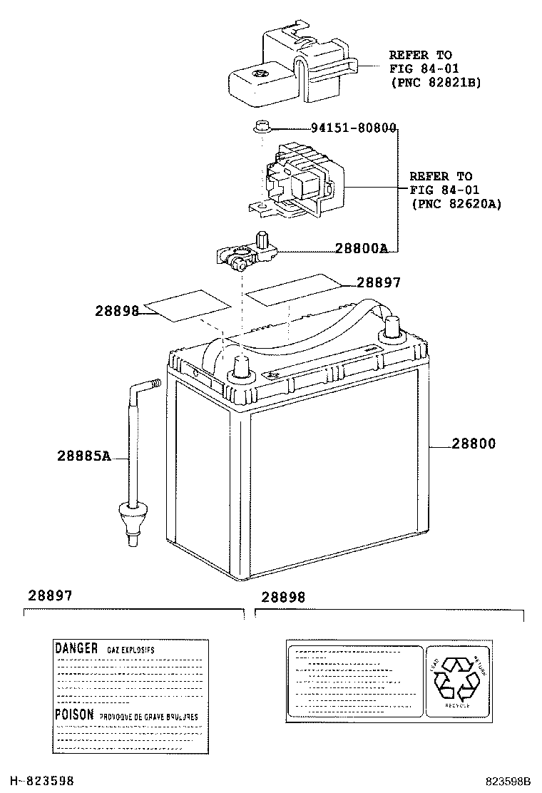 TOYOTA 2880021170 - Стартов акумулатор parts5.com