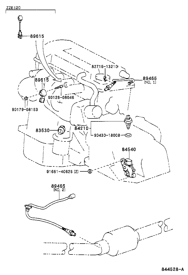 TOYOTA 89465 02060 - Lambda-sonda parts5.com