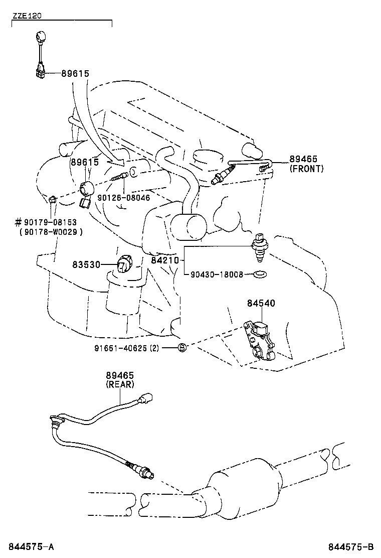 TOYOTA 89465-02080 - Αισθητήρας λάμδα parts5.com