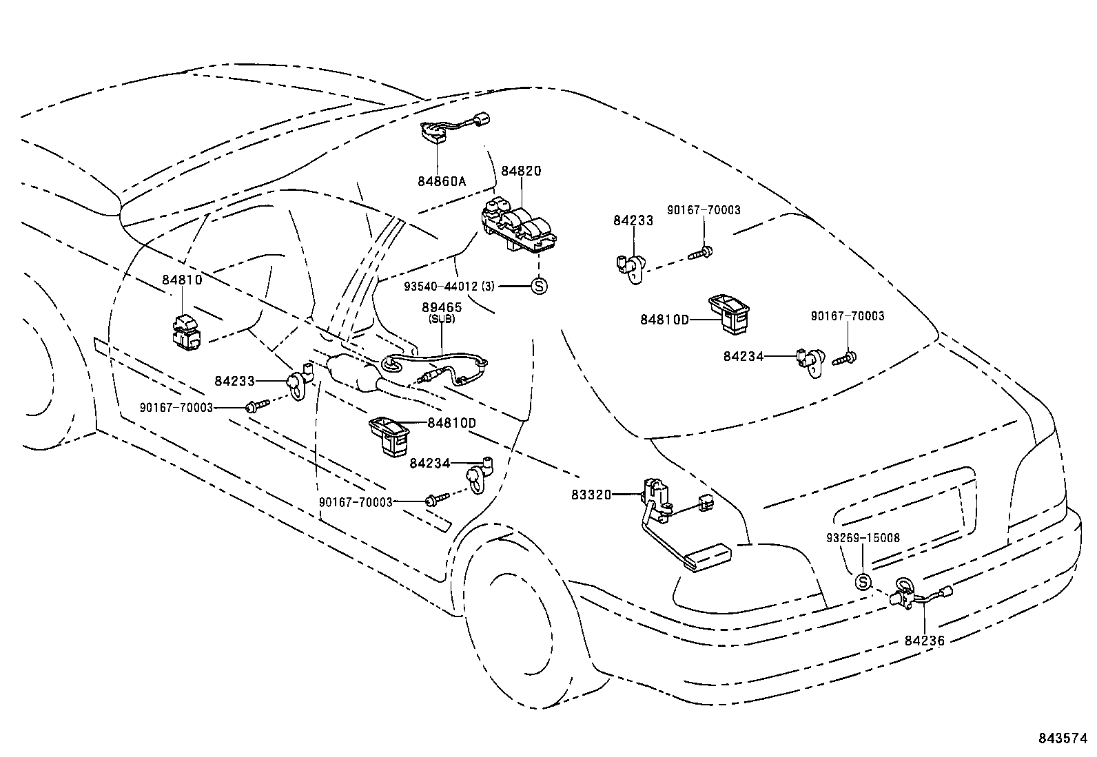 TOYOTA 89465-05070 - Sonda Lambda parts5.com