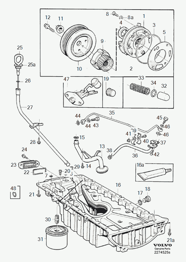 Volvo 3517857 - Filtru ulei parts5.com