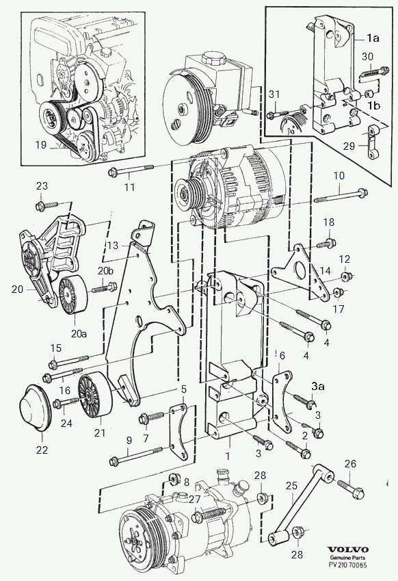 Volvo 9186352 - Поликлиновой ремень parts5.com