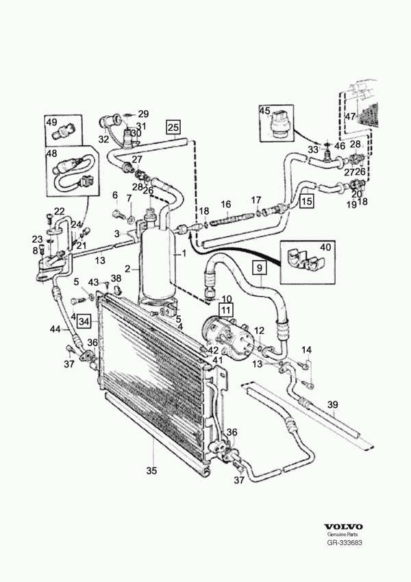 Volvo 9 137 405 - Dryer, air conditioning parts5.com