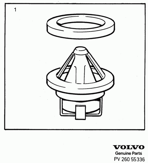 Volvo 271664 - Termostat, hladilno sredstvo parts5.com