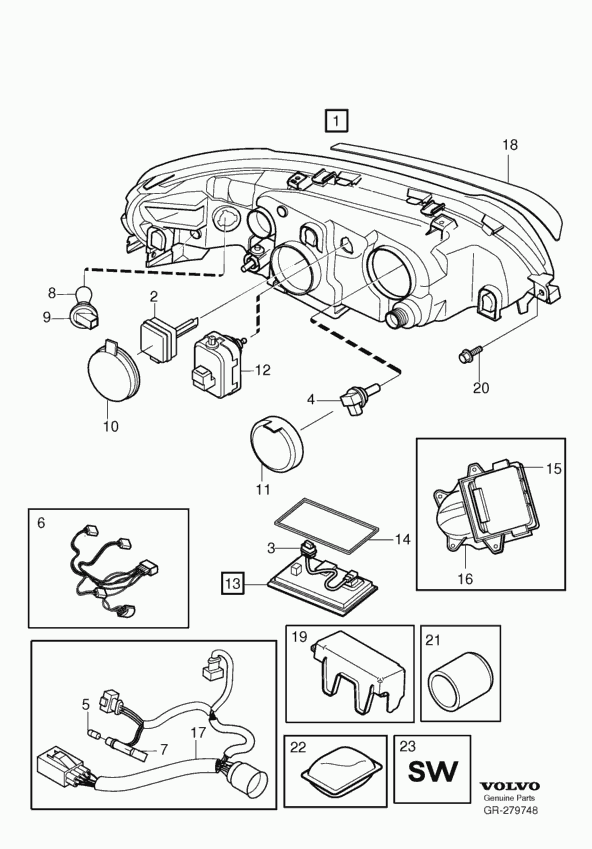 Volvo 989842 - Λυχνία, φλας parts5.com