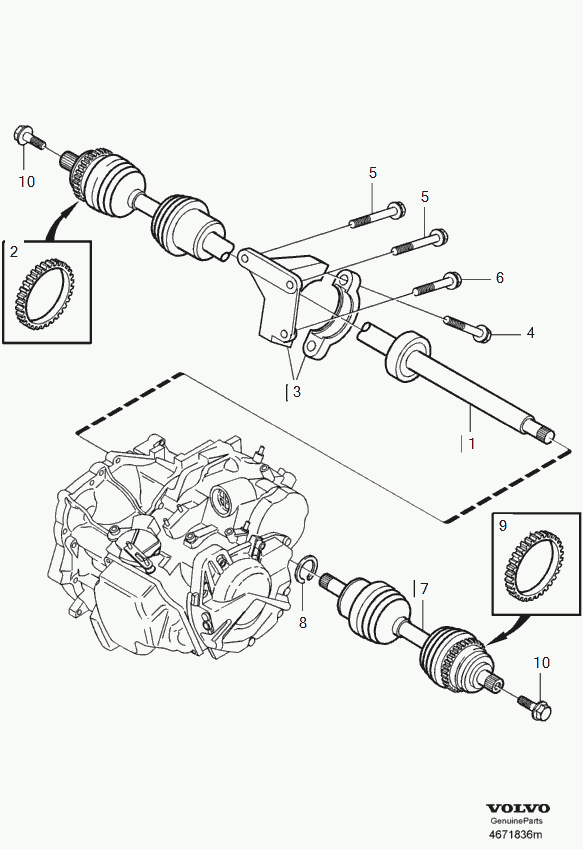 Volvo 30735955 - Anillo sensor, ABS parts5.com