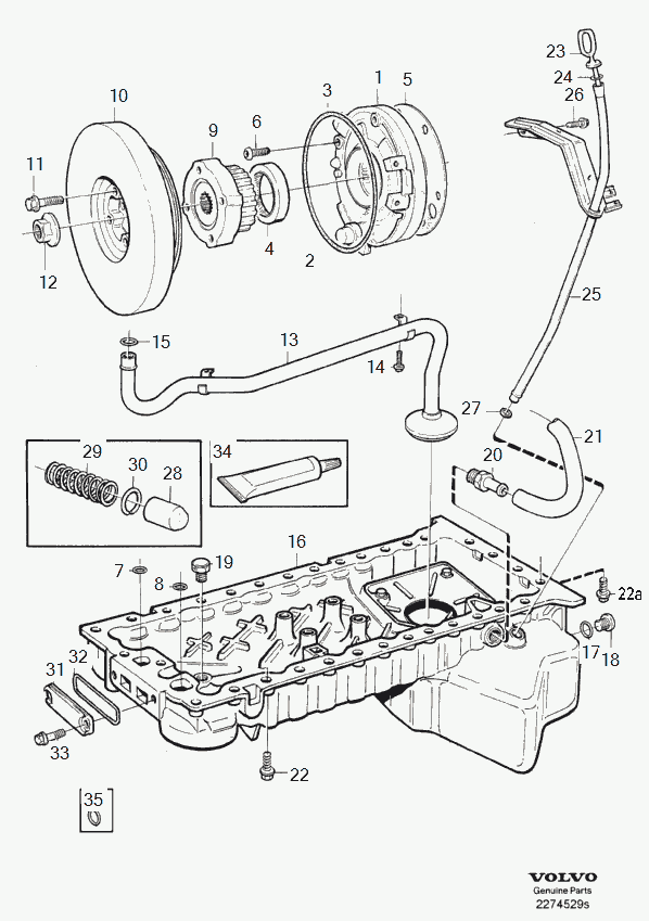 Volvo 8642559 - Tesnilka, sesalni razdelilnik parts5.com