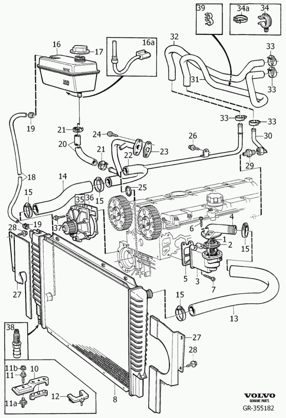 Volvo 976045 - Tesnilka, sesalni razdelilnik parts5.com