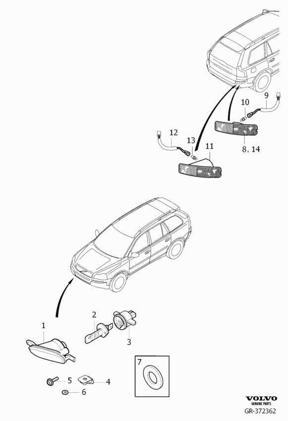 Volvo 989811 - Bulb, fog light parts5.com