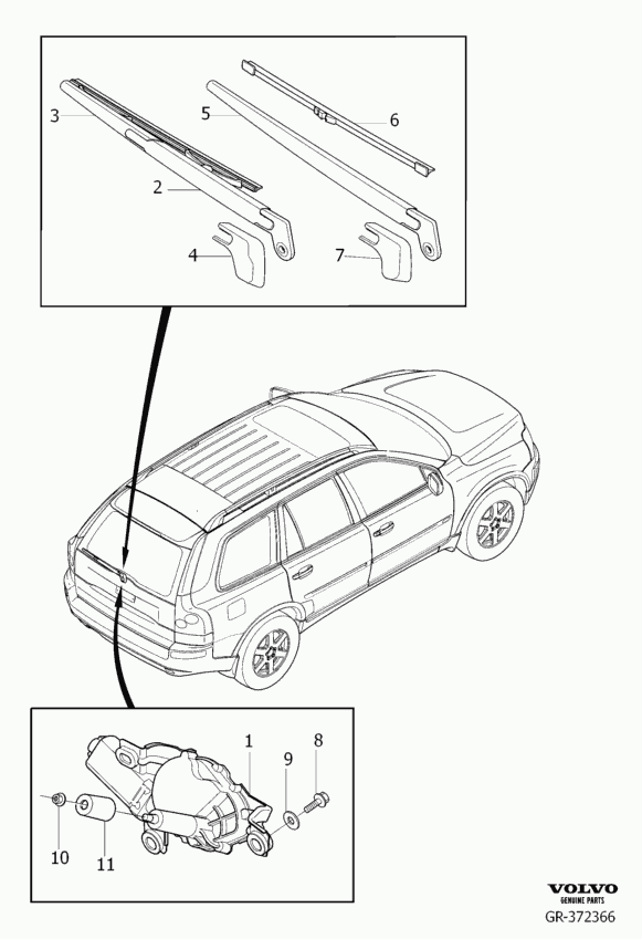 Volvo 30699848 - Metlica brisača parts5.com