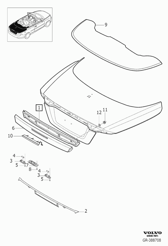 Volvo 989777 - Bulb, instrument lighting parts5.com