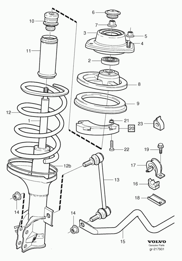 Volvo 30652259 - Rulment sarcina suport arc parts5.com