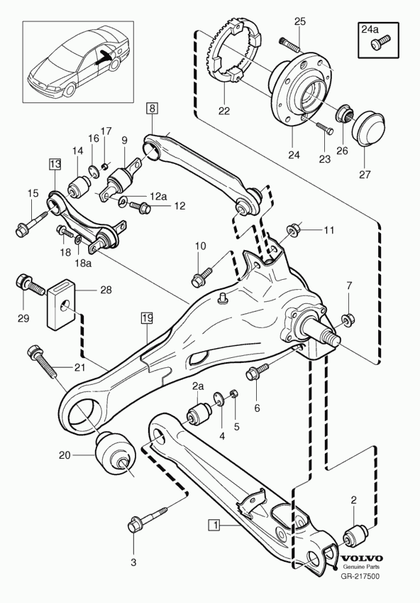 Volvo 30873324 - Komplet ležaja kotača parts5.com