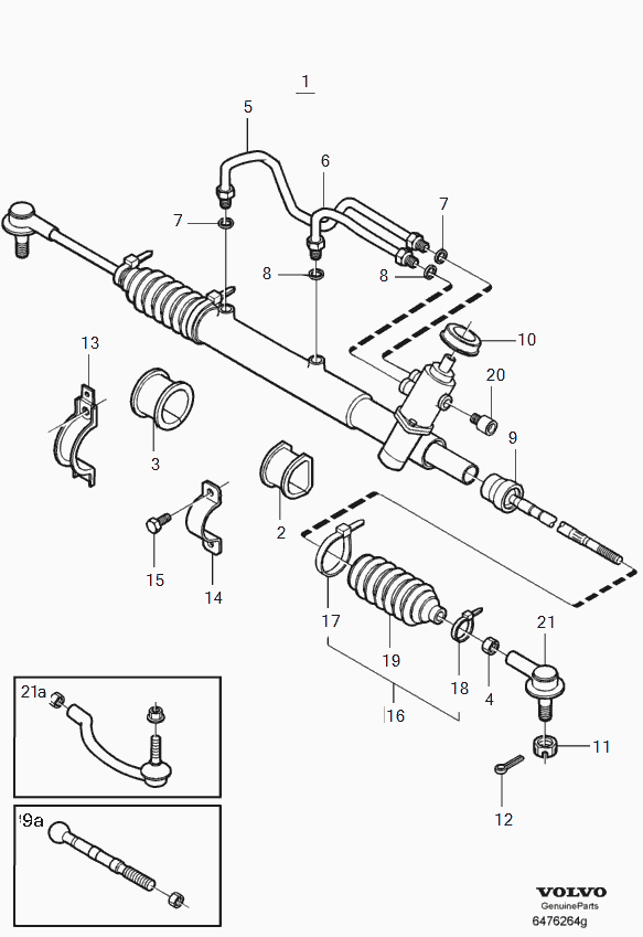 Volvo 3345796 - Bellow Set, steering parts5.com