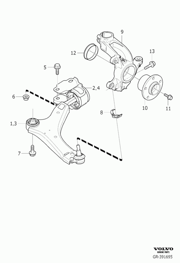 Volvo 31277345* - Track Control Arm parts5.com