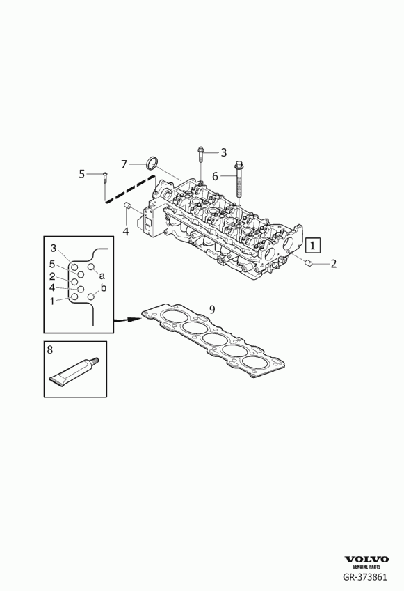 Volvo 31 392 311 - Junta, culata parts5.com