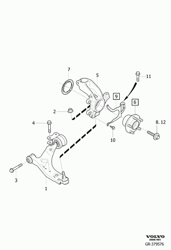 Volvo 31277464* - Track Control Arm parts5.com