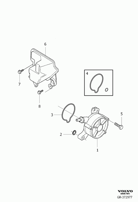 Volvo 31259227 - Vacuum Pump, braking system parts5.com