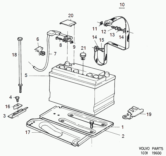 Volvo 30745774 - Стартов акумулатор parts5.com