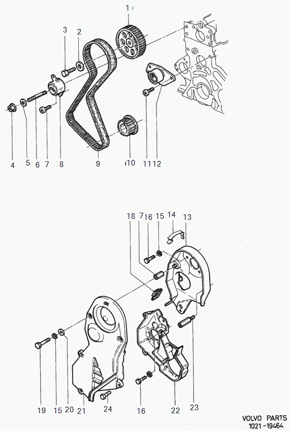 Vauxhall 3343741 - Feszítő, fogasszíj parts5.com