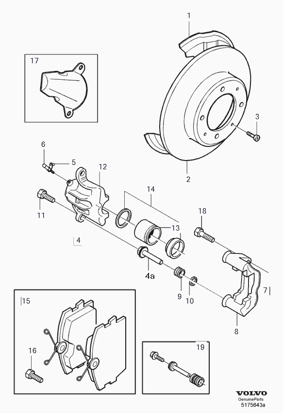 Volvo 3342530 - Set reparatie, etrier parts5.com