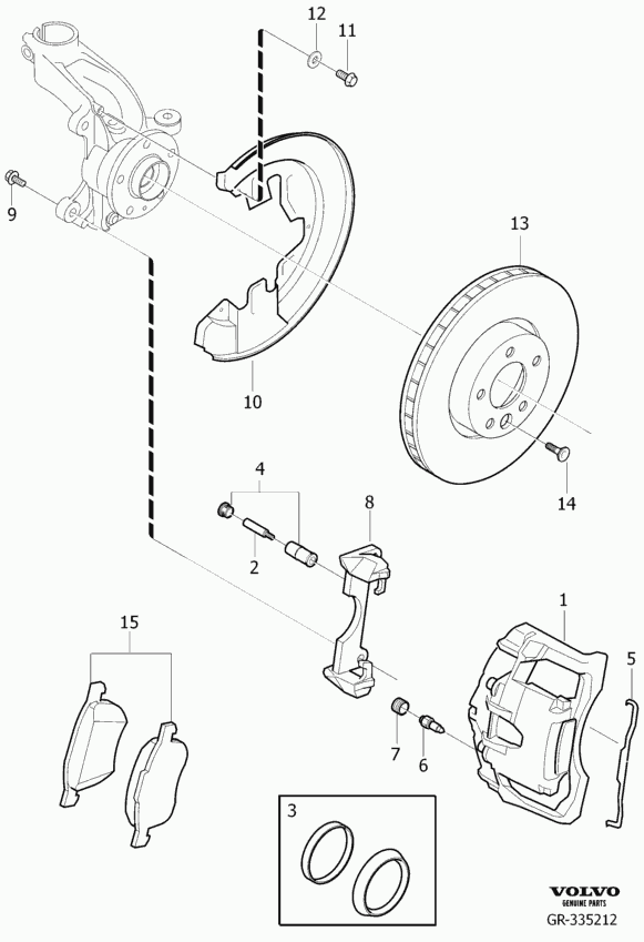 Land Rover 30793941 - Jarrupala, levyjarru parts5.com