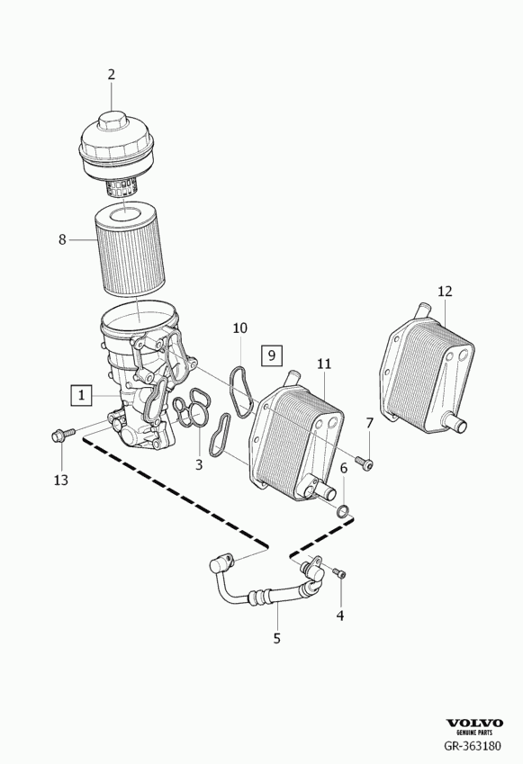 Volvo 30750013 - Oil Filter parts5.com