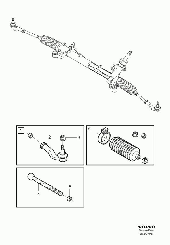 Volvo 30 723 085 - Kompletna manseta, krmiljenje parts5.com