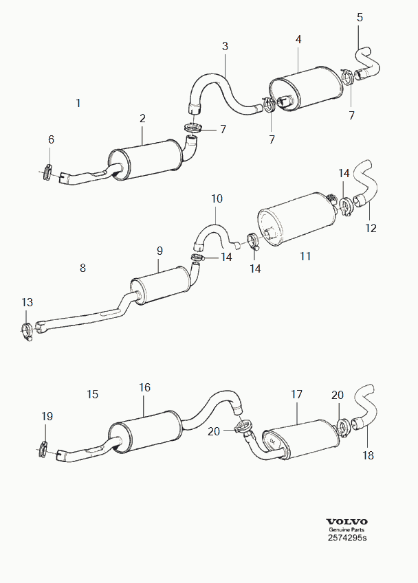 Volvo 975260 - Rohrverbinder, Abgasanlage parts5.com