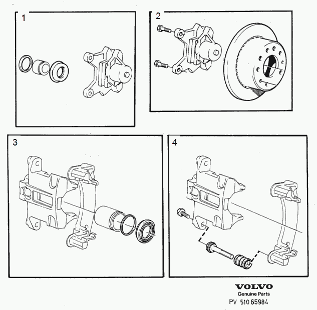 Volvo 272903 - Set reparatie, etrier parts5.com