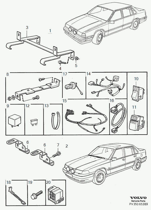 Volvo 1259926 - Rele, delovni tok parts5.com