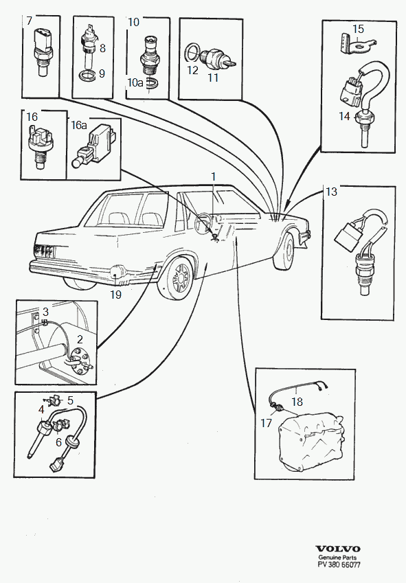 Volvo 1 347 003 - Sender Unit, oil pressure parts5.com