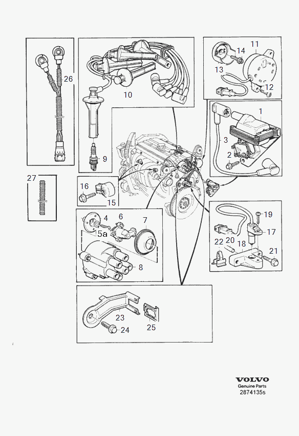 Volvo 9 146 108 - Sensor, camshaft position parts5.com