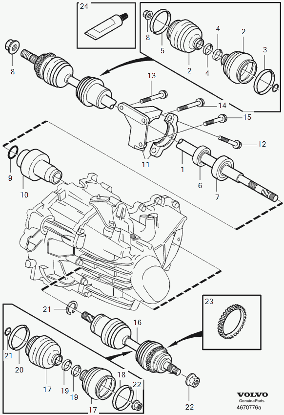 Volvo 6814502 - Anillo sensor, ABS parts5.com