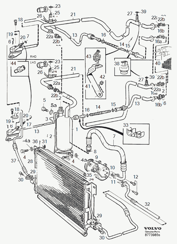 Volvo 684 7526 - Zestaw pierścieni uszczelniających parts5.com