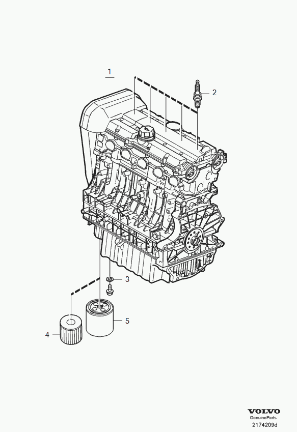 Volvo 1275810 - Oil Filter parts5.com