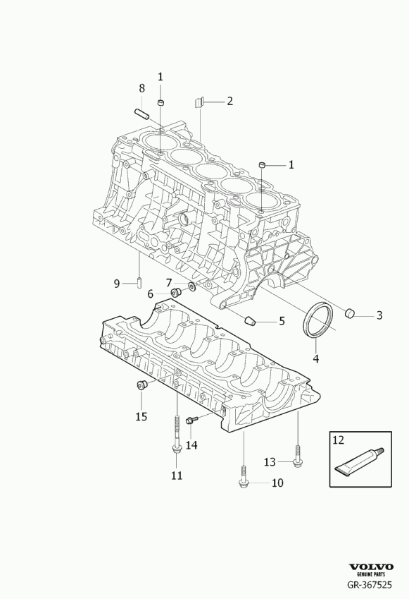 Volvo 31339213 - Akselitiiviste, kampiakseli parts5.com